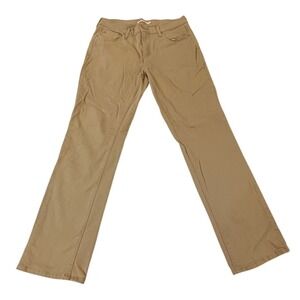Levi Strauss 505 Straight Leg Khaki Tan Casual Pants Womens Size 31